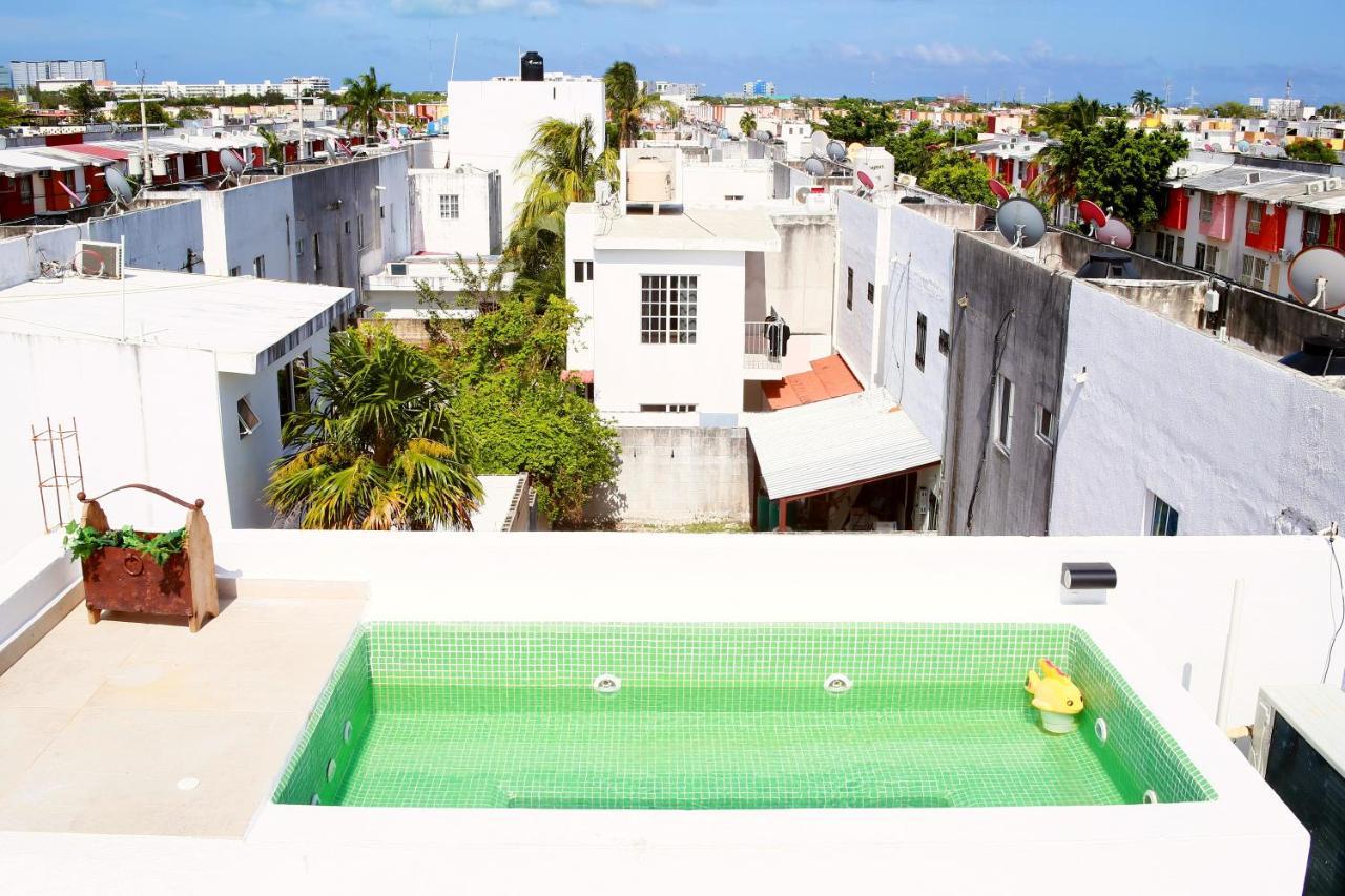 Habitación, Jacuzzi Rooftop, Gran Wi-Fi Cancún Exterior foto