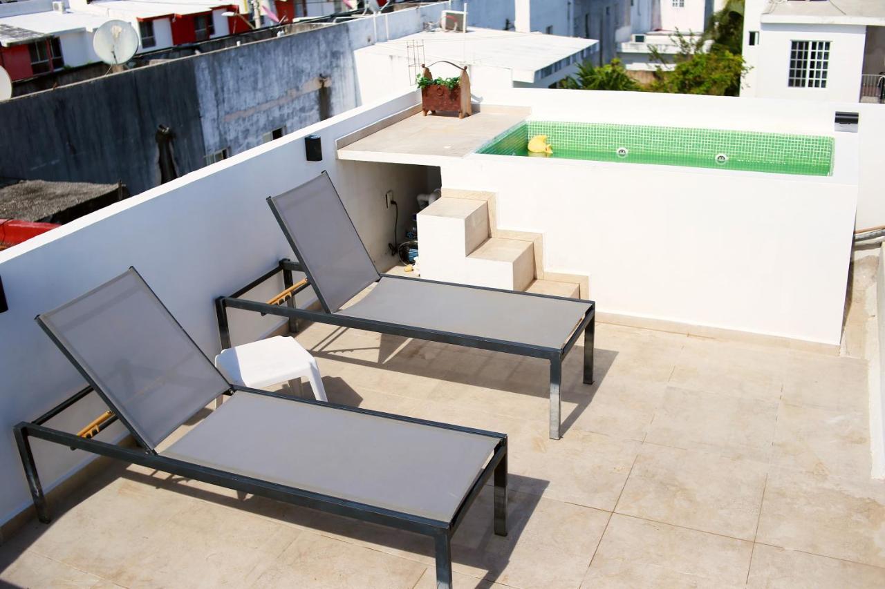 Habitación, Jacuzzi Rooftop, Gran Wi-Fi Cancún Exterior foto